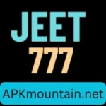 "Jeet777 logo on black background with APKmountain.net link below"