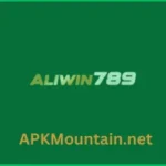 ALIWIN789 game logo with APKMountain.net text on green background.
