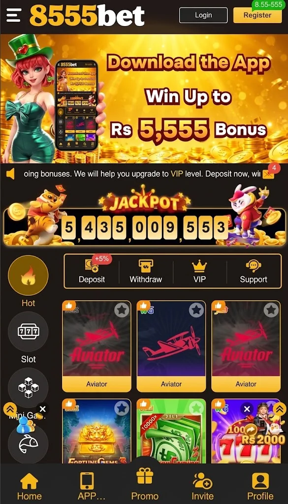 8555Bet Game APK home