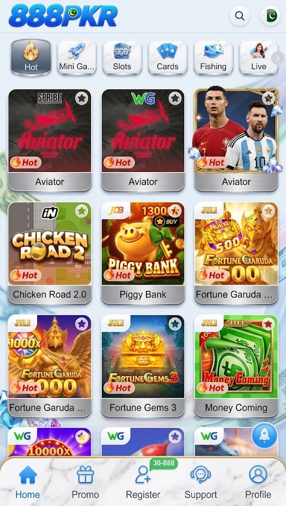 888Pkr Home