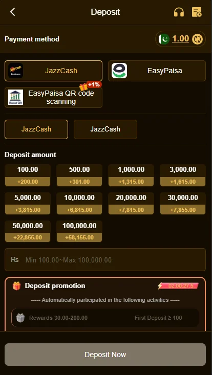 JZ666 Game deposite