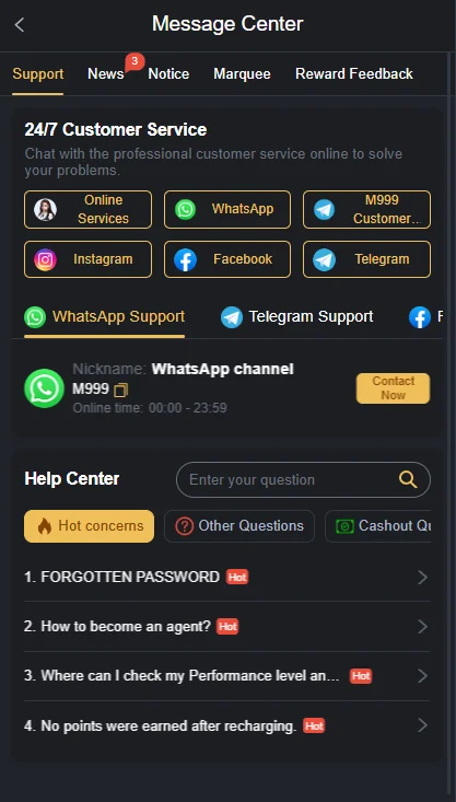 M999 support