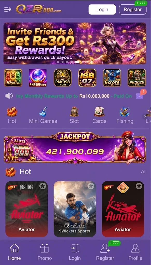 Qzr888 Game home_PAGE